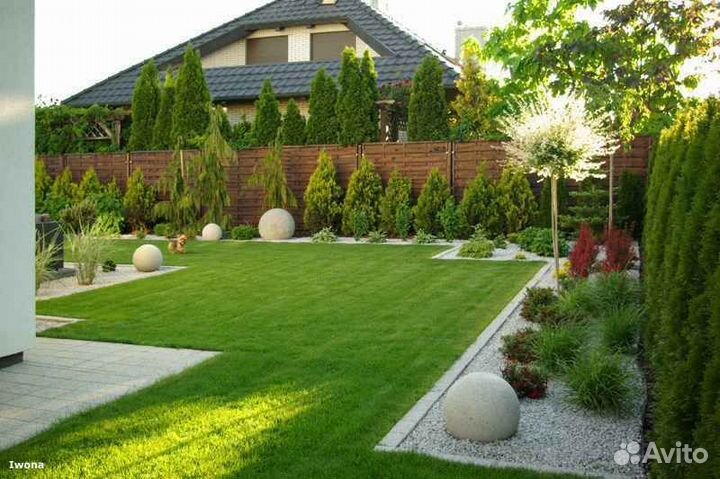 Рулонный газон /продажа/укладка