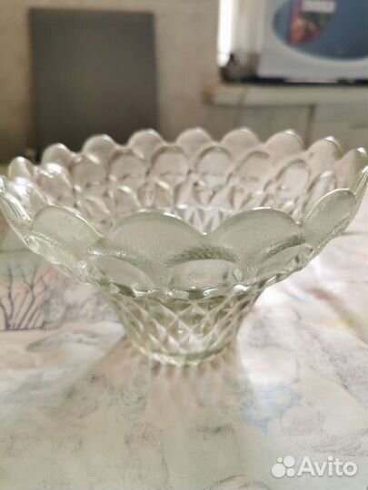 Фруктовница стекло СССР