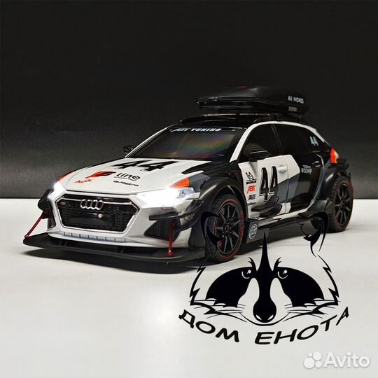 Машинка Audi RS6 ABT модель 1:24 Ауди рс6