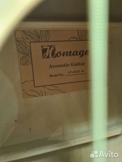 Акустическая гитара Homage 4000
