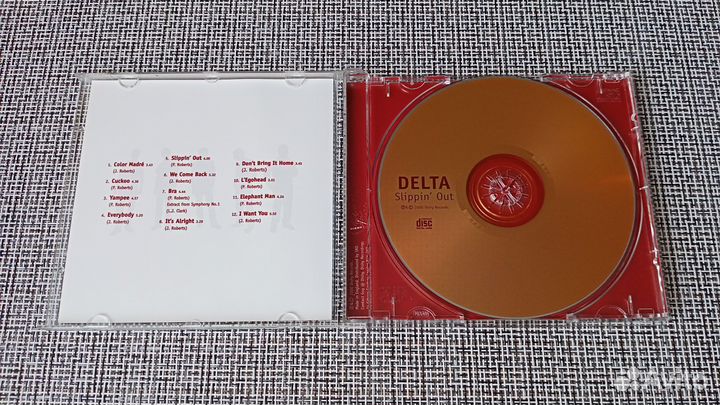 CD Delta – Slippin' Out (England 2000)