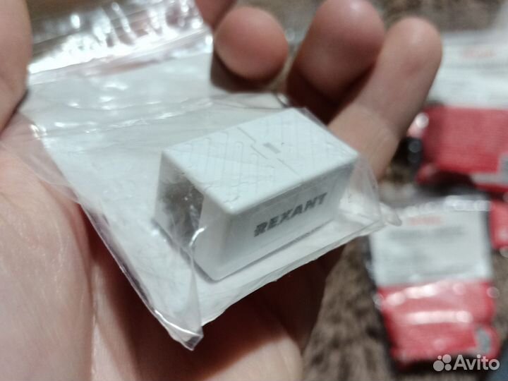 Проходной адаптер Rexant RJ-45 8P-8C UTP кат 6