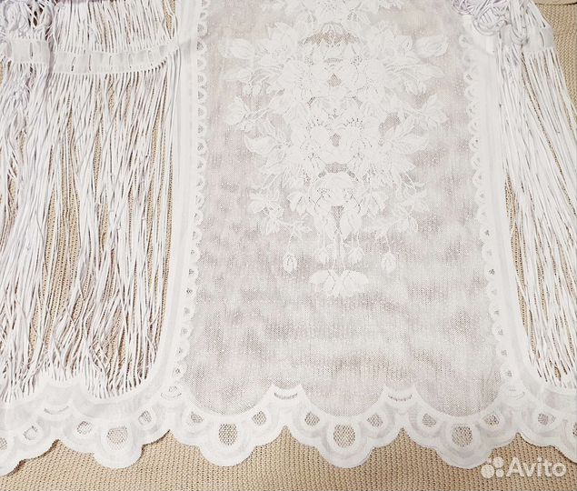 Тюль новая короткая Польша