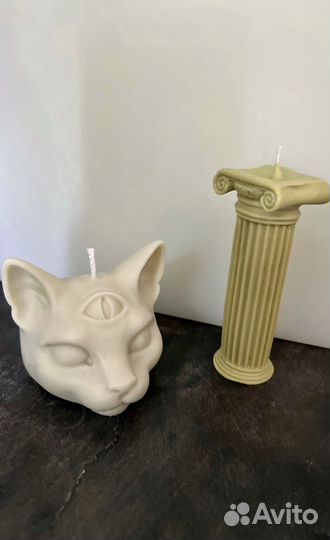 Свечи ручной работы из пчелиного воска