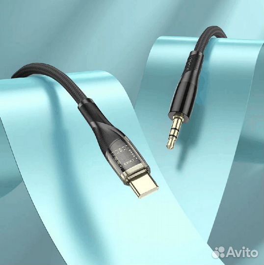 Кабель Aux - Type-C USB-C hoco UPA25 1м