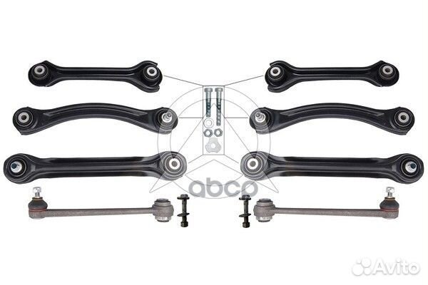 Комплект тяг задней подвески прав 49562 Sidem