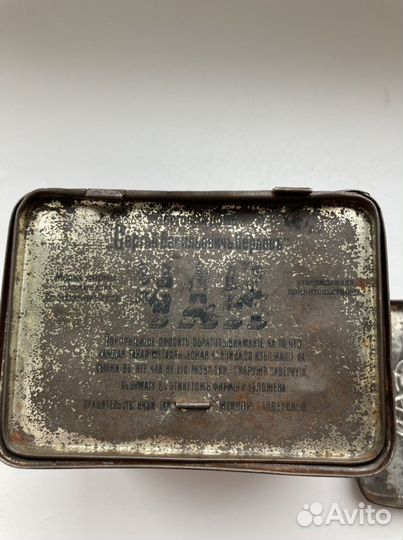 Чайница жестяная коробка