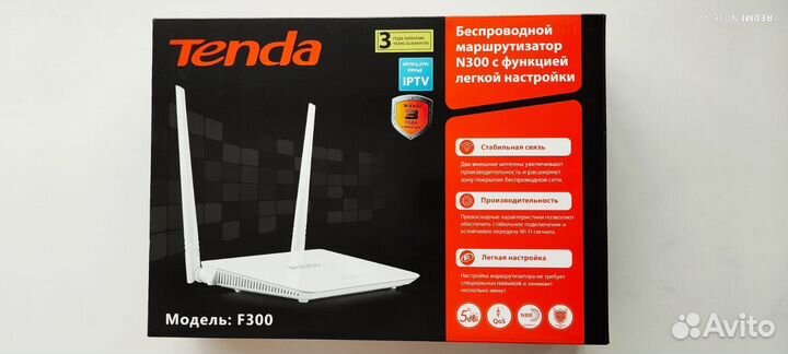 Wi-Fi роутер Tenda F300 новый