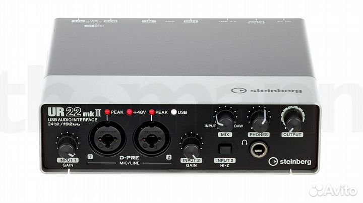 Внешняя звуковая карта аудиоинтерфейс Steinberg ur