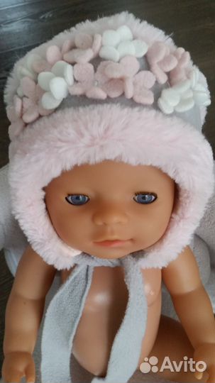 Зимняя шапочка на выписку ф. Marika, р-р 38-40