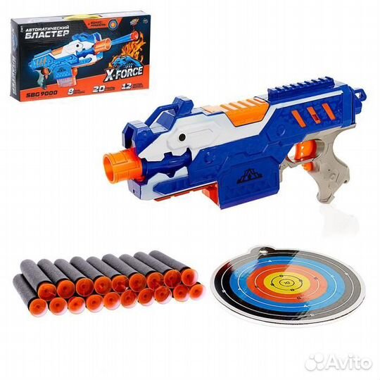 Бластер SBG 9000, стреляет мягкими пулями, работае