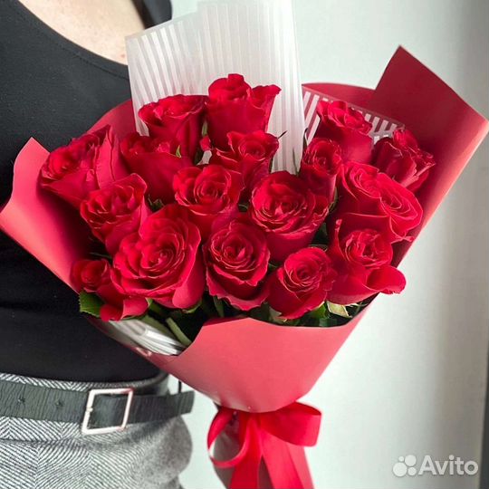 Цветы розы букет