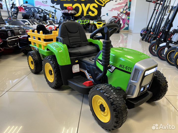 Электромобиль XMX Трактор с Прицепом 12V