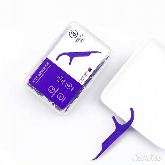 Зубная нить Xiaomi Soocas Dental Floss Pick 50 шт