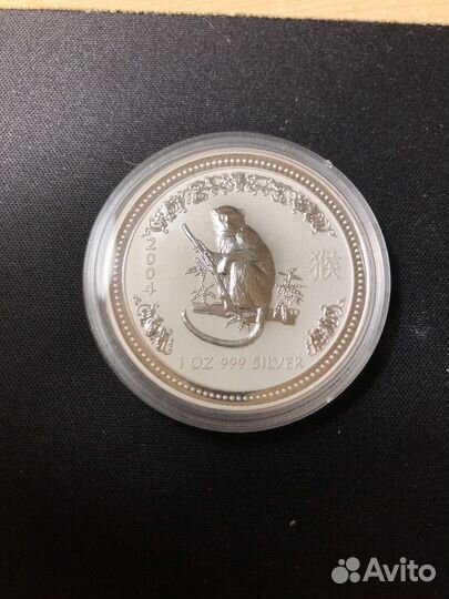 Монета 1 австралийский доллар Елизавета 2004