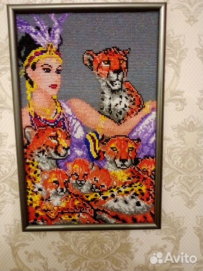 Картинка из бисера