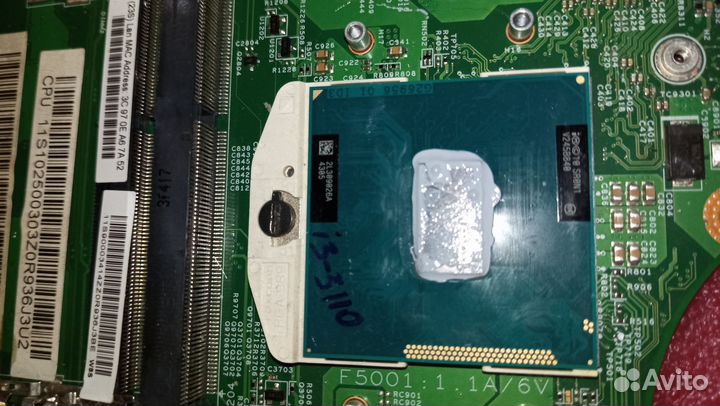 Процессор для ноутбука Intel Core i3-3110M SR0N1