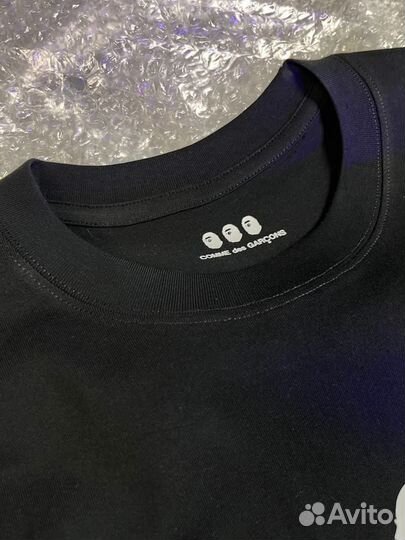 Футболка bape x cdg