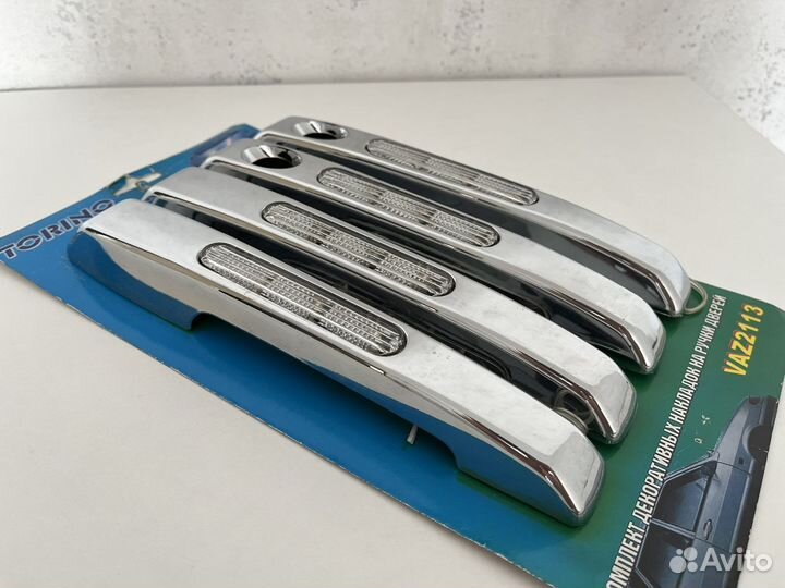 Тюнинг хром накладки на ручки дверей Ваз 2109 2114