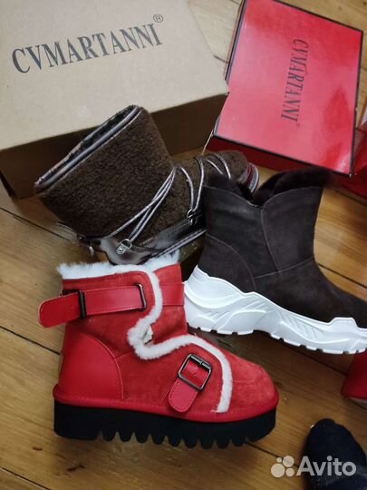 Новая зимняя обувь ботинки угги женские зима