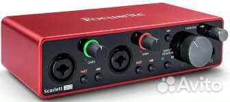 Аудиоинтерфейс Focusrite Scarlett Solo 3rd Gen