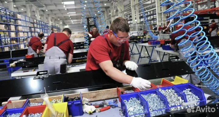 Комплектовщик на пластик (вахта) муж. и женщ