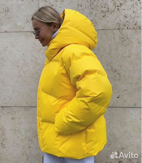 Куртка женская S желтая