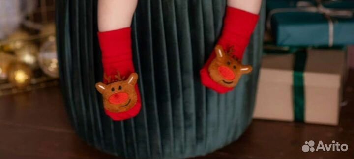 Носки новогодние детские