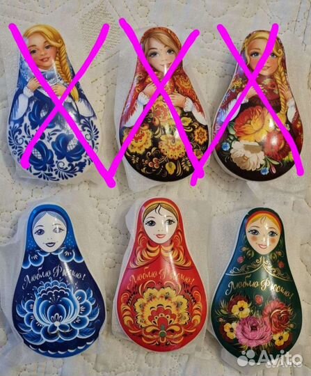 Шкатулка матрёшка