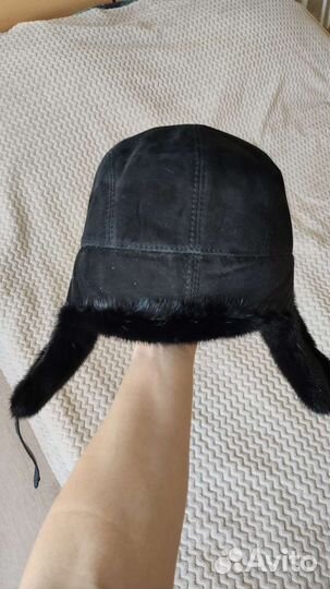 Норковая шапка мужская новая