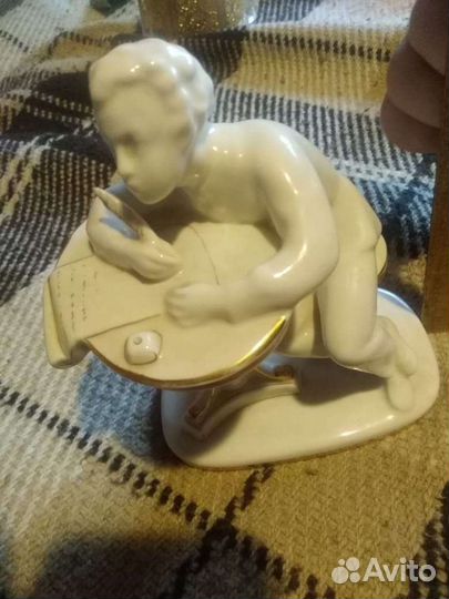 Пушкин статуэтка фарфор СССР