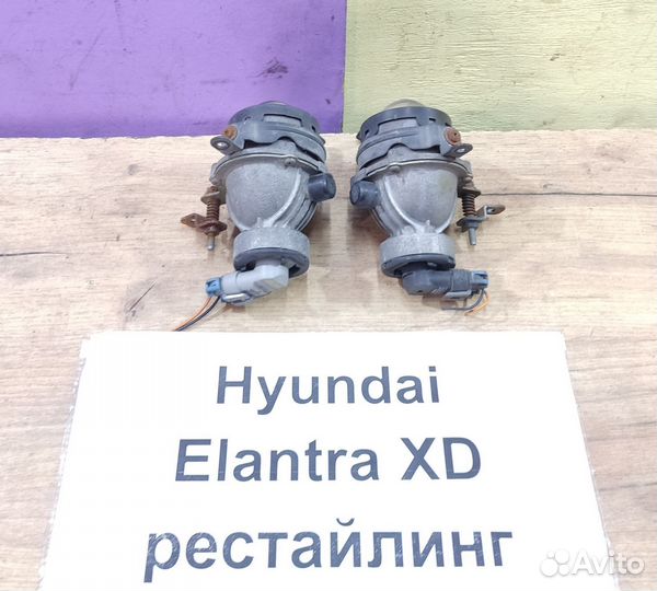 Фара противотуманная Hyundai Elantra XD рест. 2005
