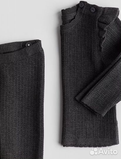 Вязаный костюм для девочки H&M 86,92