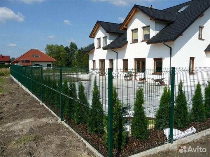 Забор сетка 3D