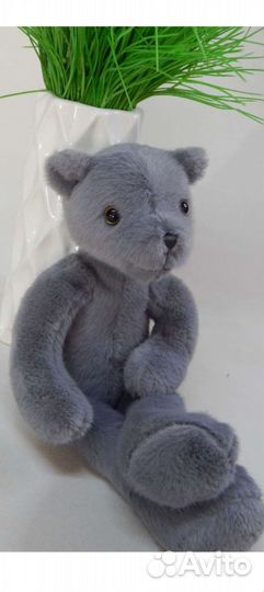 Мишка талисман на удачу. Мягкая игрушка для папы