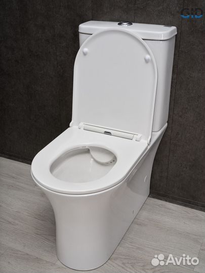 Унитаз напольный безободковый Gid Tn2126