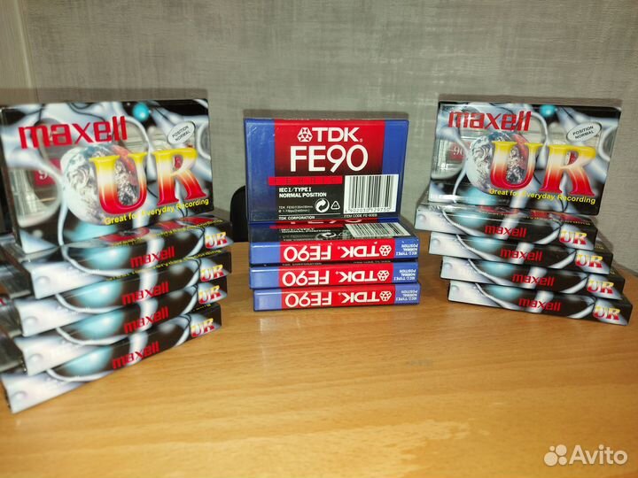 Аудио кассеты-Maxell/TDK-Japan