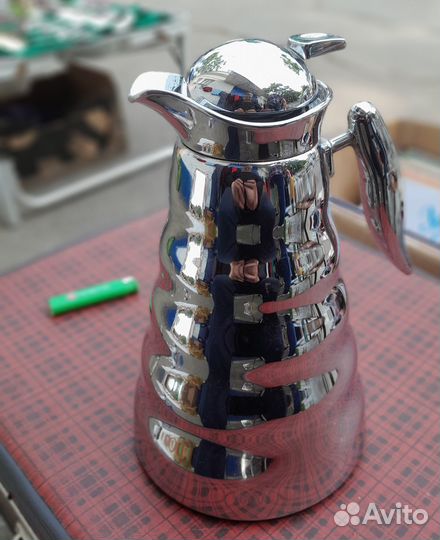 Термос-кувшин 1,5 л. стеклянная колба