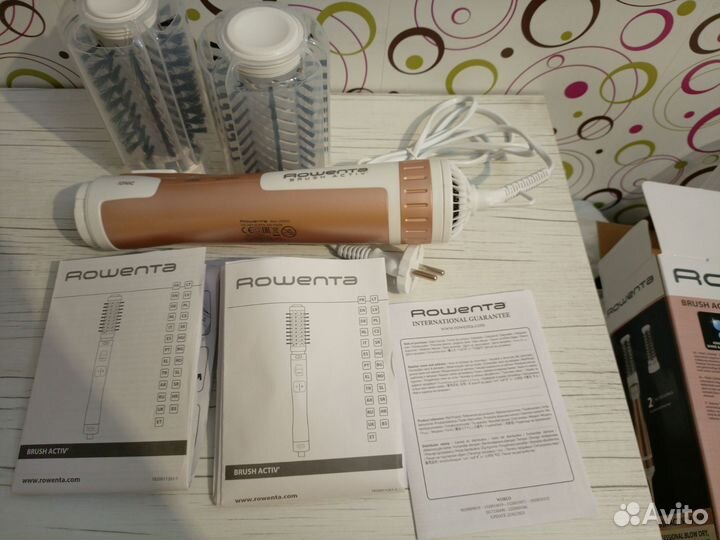 Фен щетка rowenta cf 9520 fo