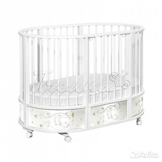 Детская кроватка с подсветкой Галактика