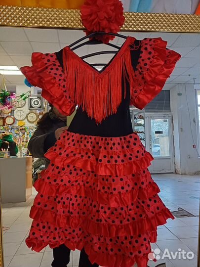 Платье для девочки испанка