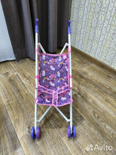 Кукольная коляска новая