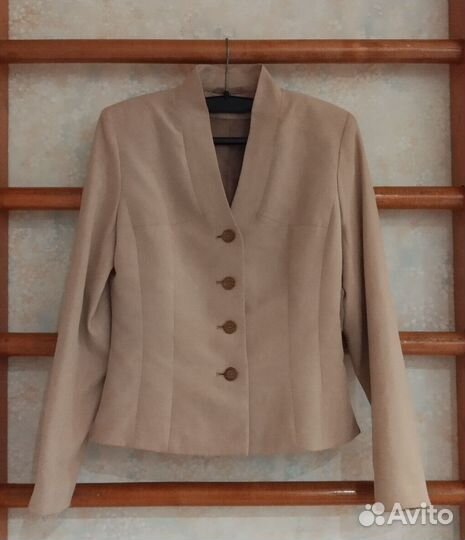 Женский костюм, искусственная замша (юбка, пиджак)