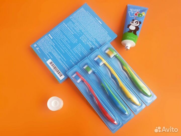 Детская зубная щетка Glister Kids Амвэй уп/4шт фрг