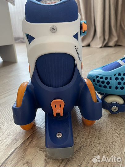 Роликовые коньки детские раздвижные 29-32р-р