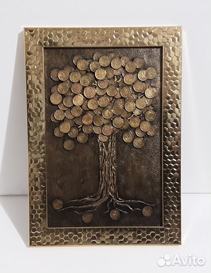 Картина панно денежное дерево