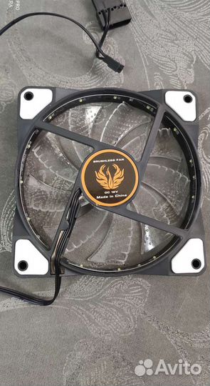 Вентилятор 120 корпусной с подсветкой