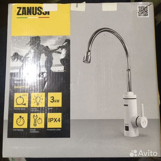 Водонагреватель проточный zanussi SmsrtTap