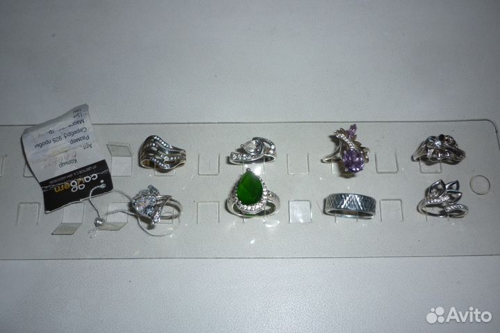 Кольцо серебро