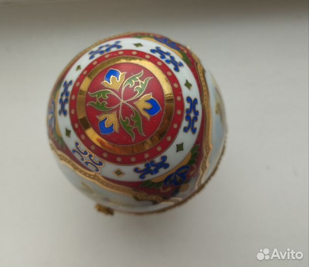 Шкатулка яйцо для украшений